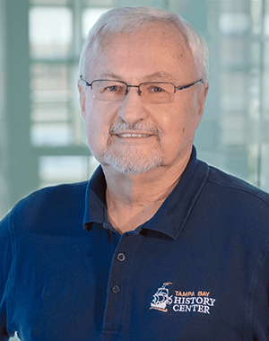 Roland Thiboutot, staff member at the Tampa Bay History Center.