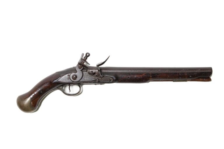 Flintlock Pistol, circa 1790.