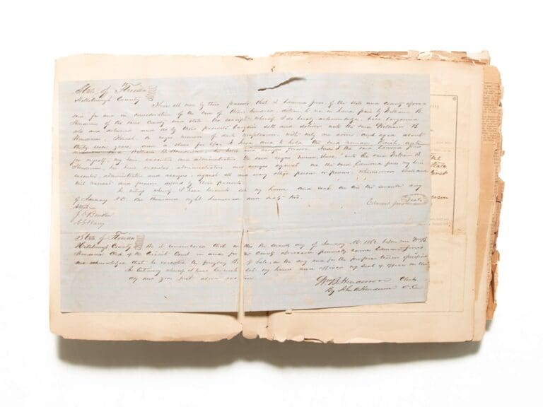 Receipt for the sale of an enslaved woman.