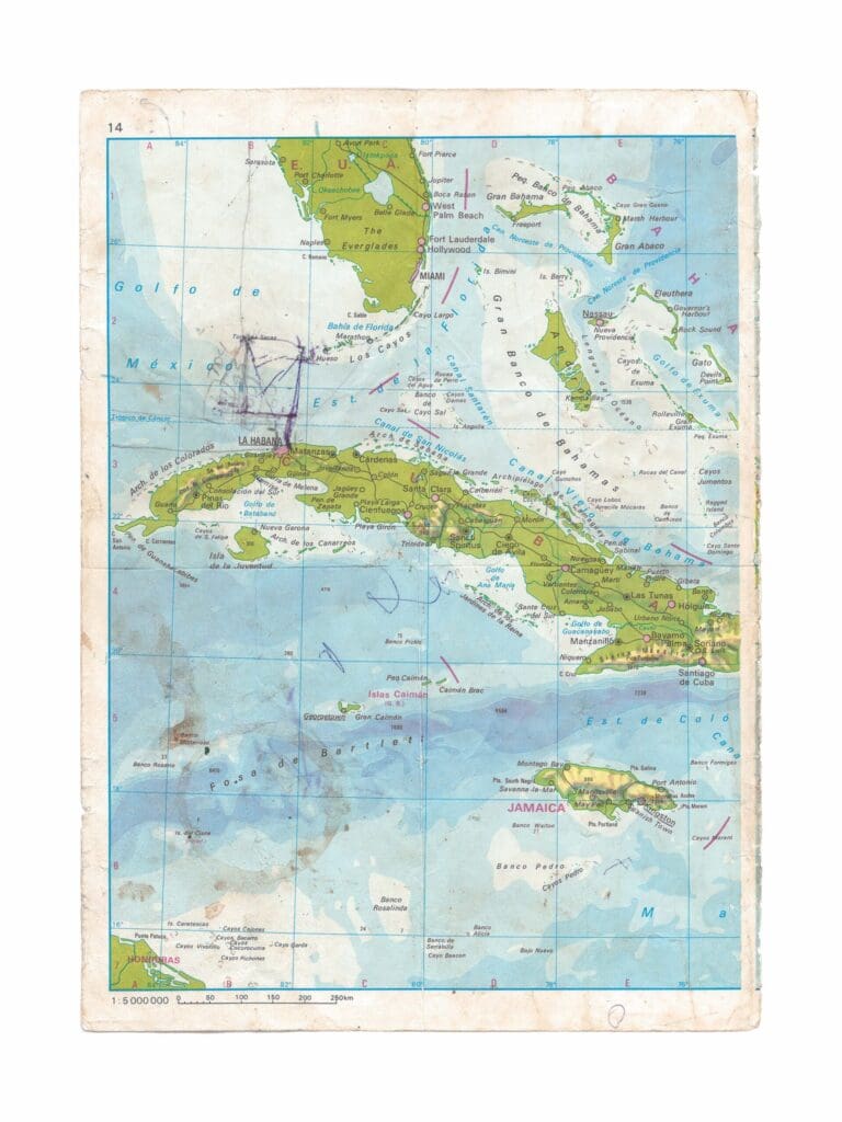 Map of Florida Straits, National Park Service