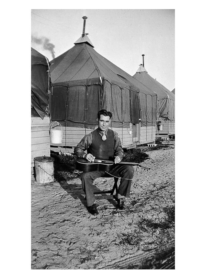 Photograph of German POW in Florida.